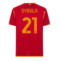 AS Roma Paulo Dybala #21 Replica Home Shirt 2023-24 Short Sleeve